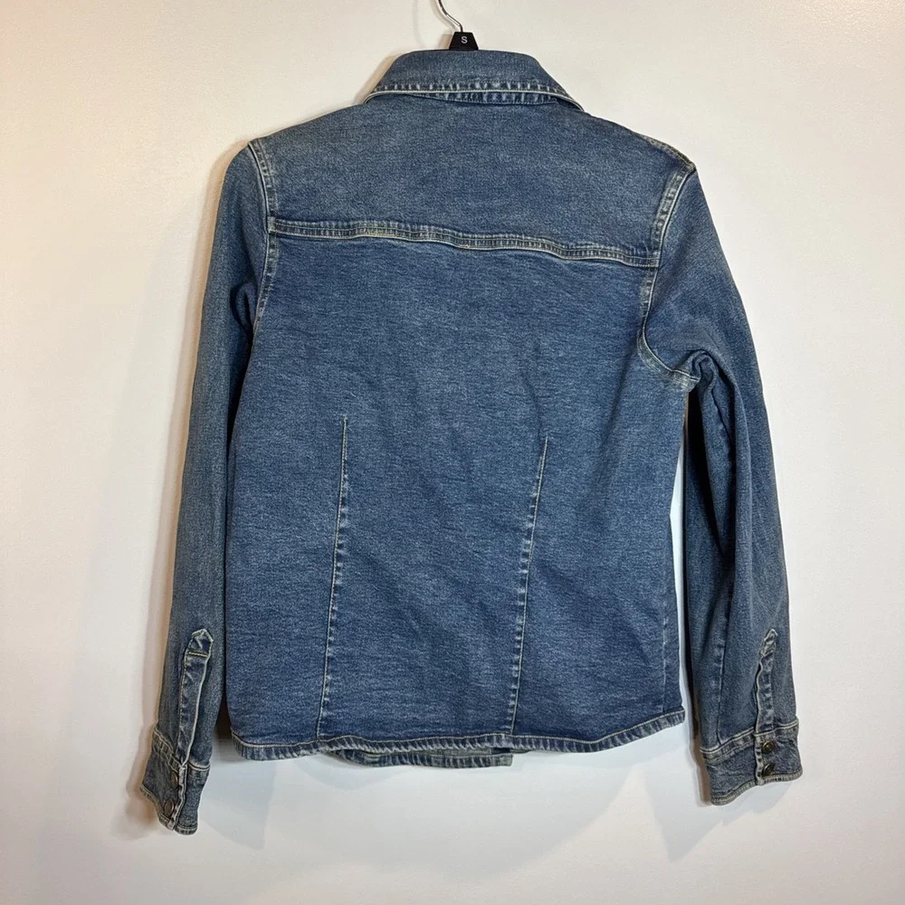 Vintage Hard Rock Cafe Denim Jean Jacket Women's Small 90s Trucker Jacket Grunge
